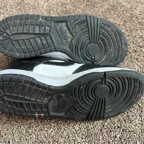 Nike Low Black and White AJ1 Air Jordan Panda 7Y/8.5W - Picture 6 of 6